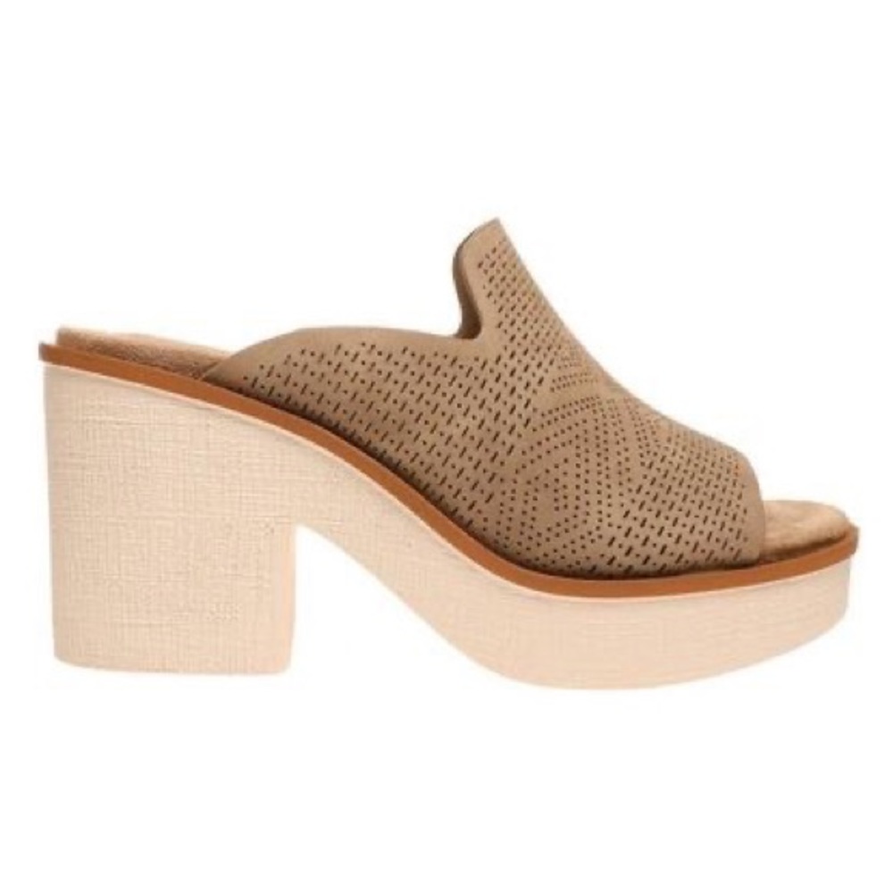 Pierre Dumas Taupe Wedges *BRAND NEW*
